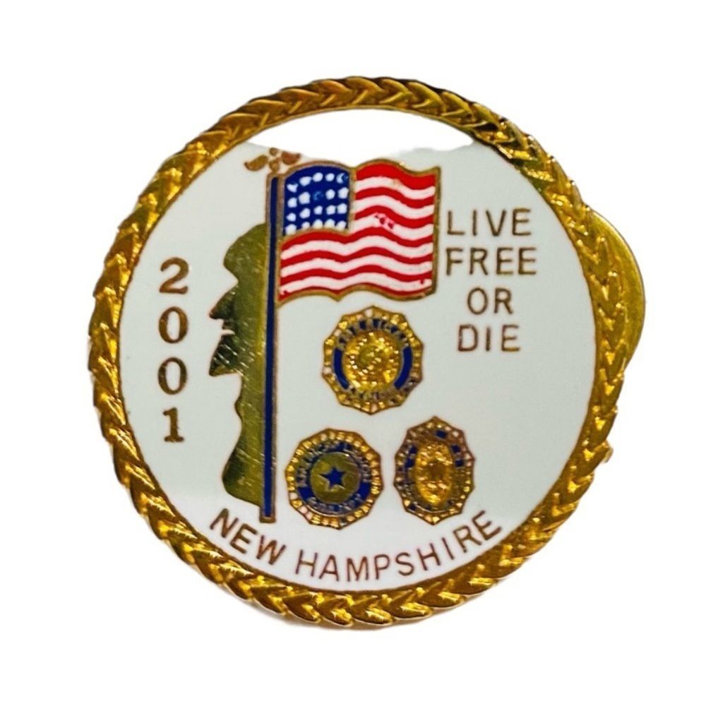 2001 American Legion New Hampshire “Live Free or Die” pin